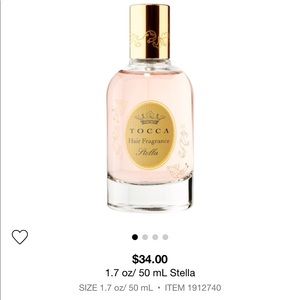 TOCCA STELLA HAIR FRAGRANCE NEW